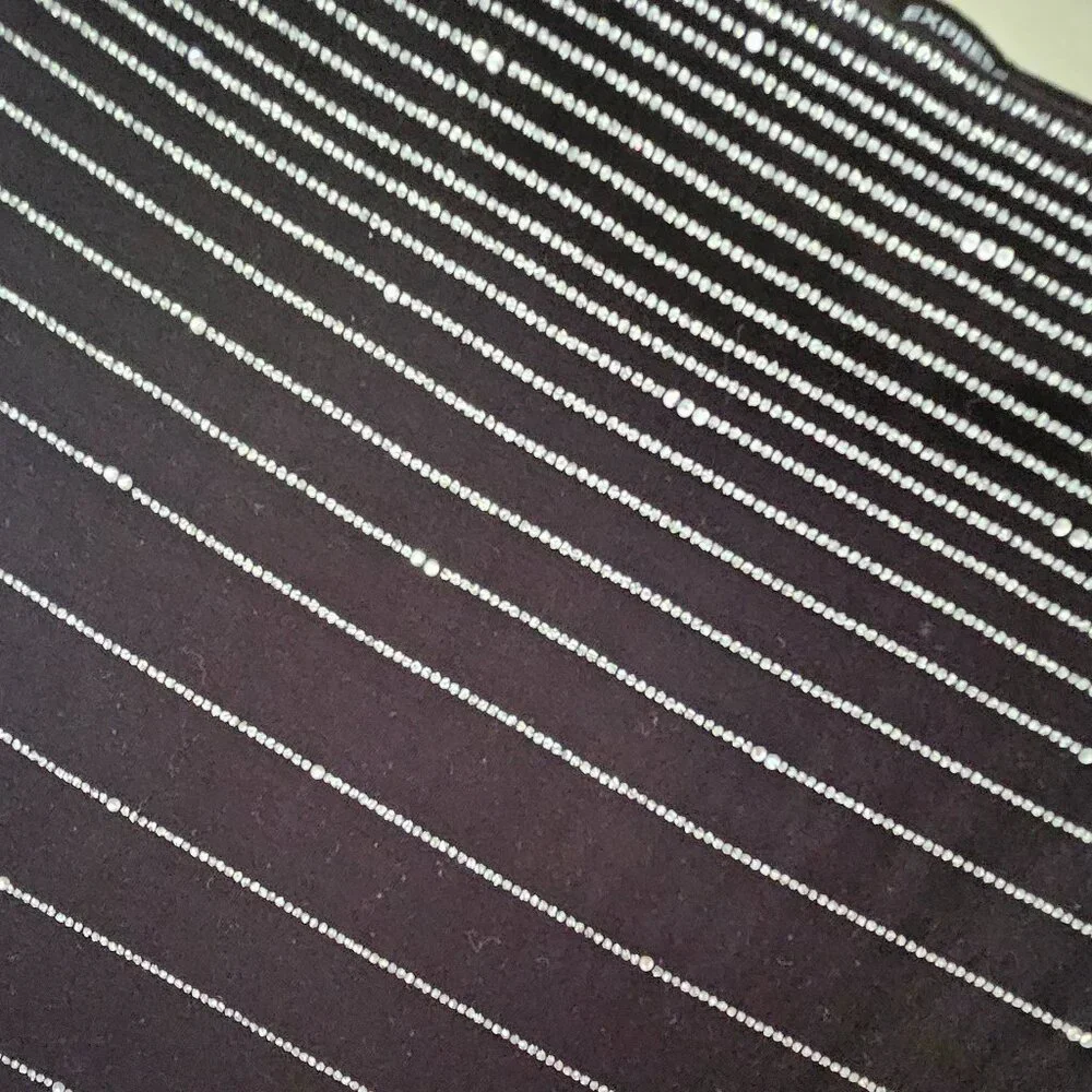 RESORT READY EXPRESS BLACK  and SILVER SLEEVELESS MINI DRESS SIZE XS - Picture 5 of 9